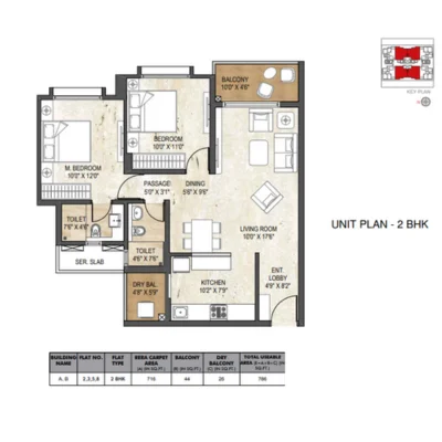 SOHO 2 BHK