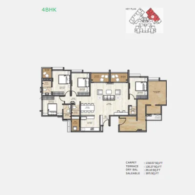 Wellington 4BHK